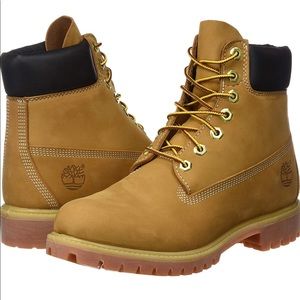 Wheat Nubuck Timberlands 6” Premium Waterproof